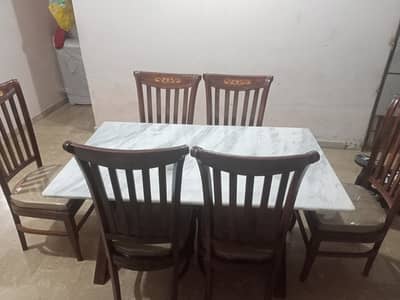 6 seater dining table