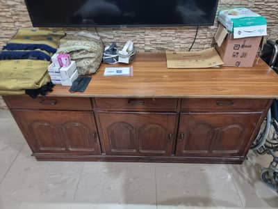 Solid Wooden Multi-Purpose Storage Table