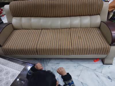 5 seater sofa set with table and sofa covers