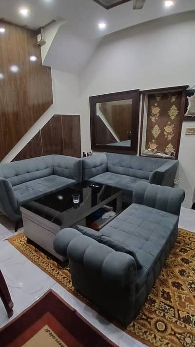 Sofa set with city