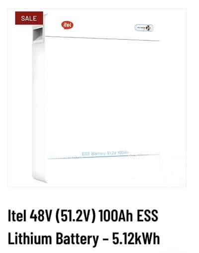 Itel lithium 48v (51.2v) 100AH.