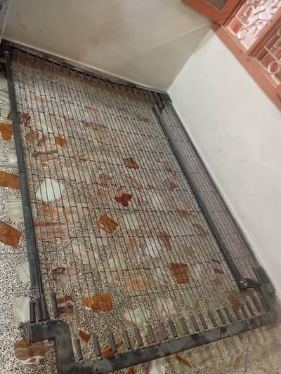 Heavy And Antique Iron Bed