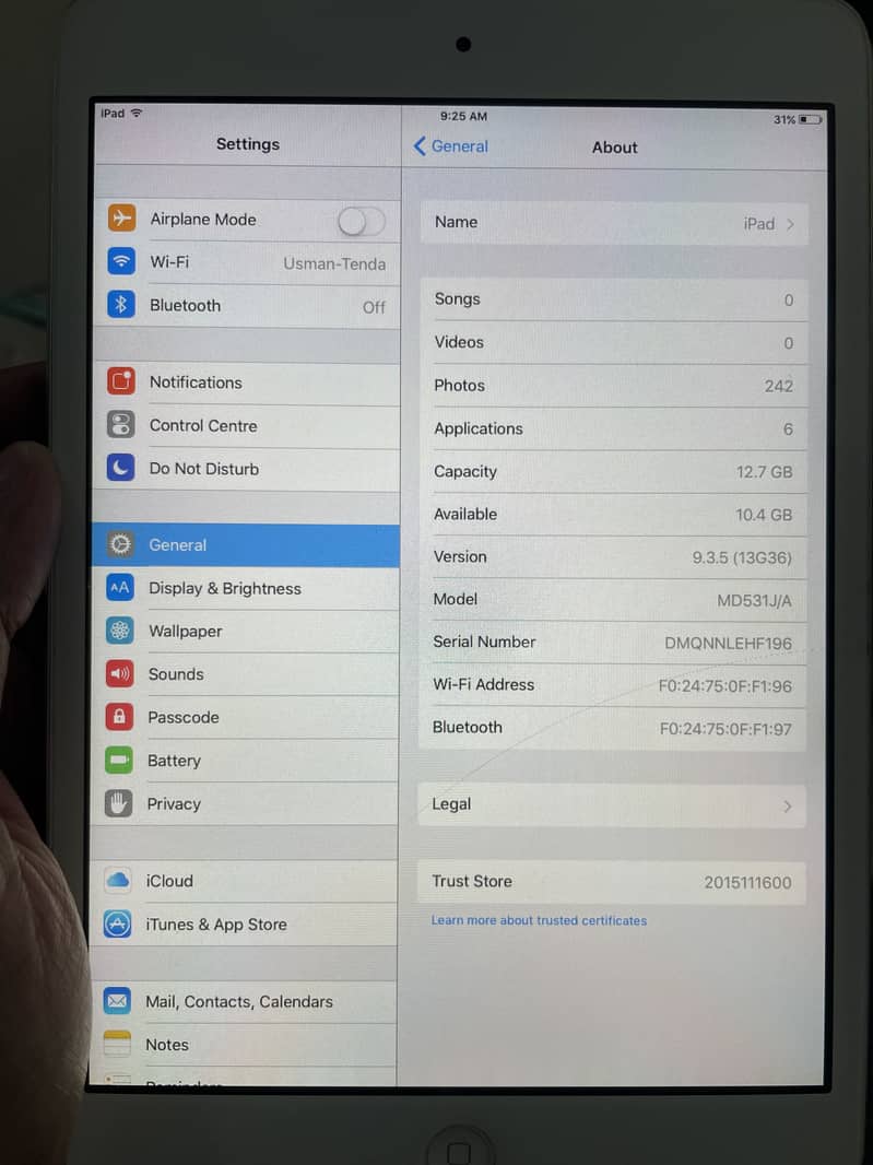 Ipad Mini 2 9/10 2