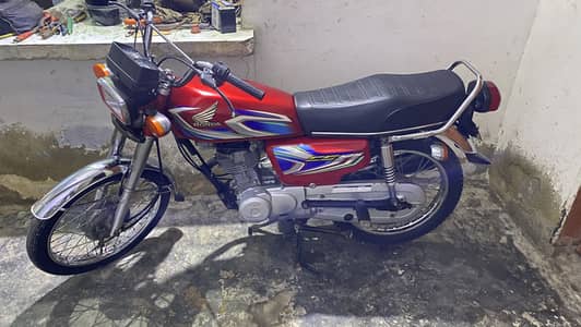 Honda cg125 karachi number 2022 Red color