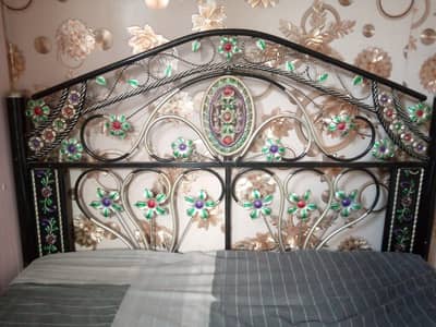 Iron double bed