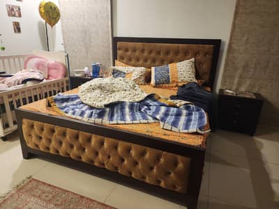 Bed Set with Cupboard, setty and Dresser