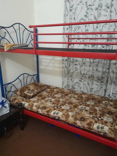 iron bunk bed