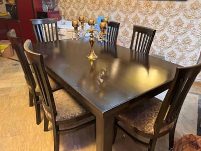 Dining table and chair