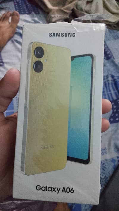 Samsung Galaxy A06 Dual Sim PTA approved just only box open