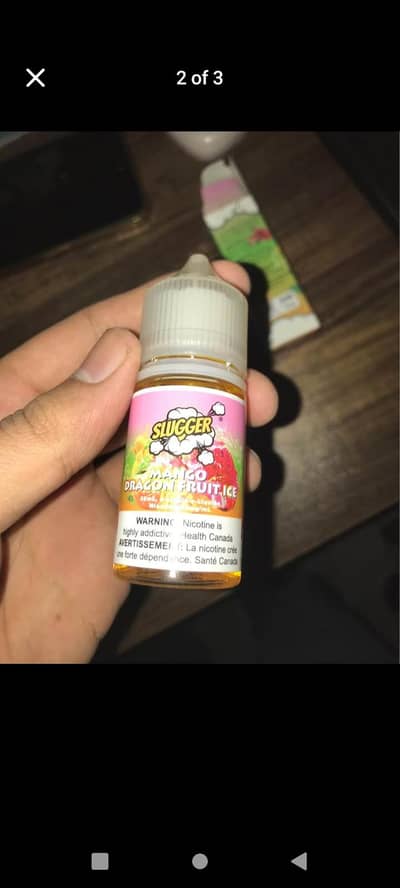 Slugger Flavour - Mango Passion Fruit Ice. E-Juice