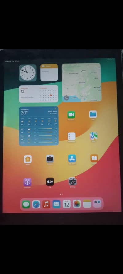 IPAD Pro (12.9-inch)(2nd generation),17.7. 10 version,Model A1671,256GB