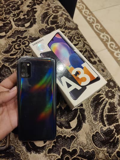 Samsung a31 full box new accessories