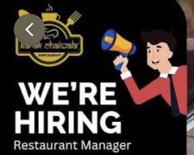 Restaurant chef required: Fast food, Chinese, BBQ or Handi & Karahi