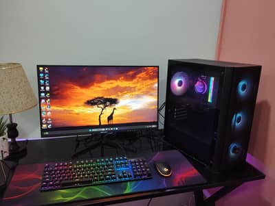 Gaming pc custom build complete setup