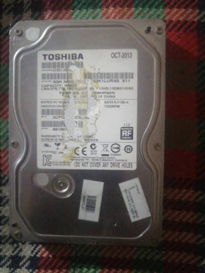 Toshiba HHD 500 GB FOR SALE