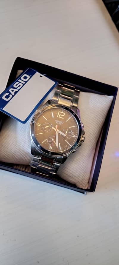 Casio Watch (Original) Stainless steel watch for men