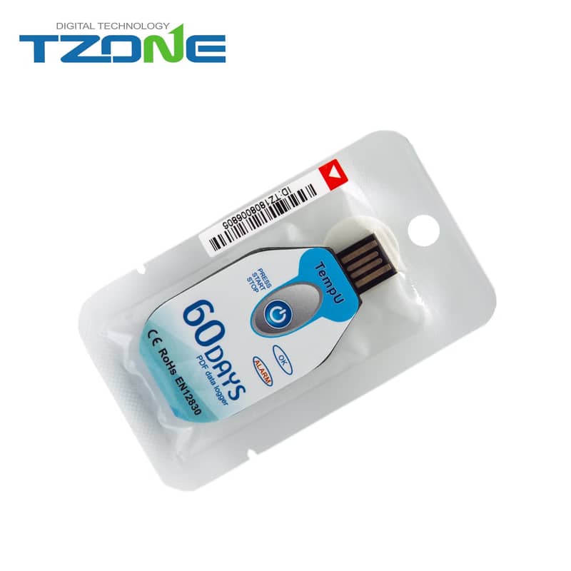 Tzone TempU02 Data Logger | Single Use PDF Temperature Data Logger 1
