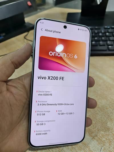 vivo x200 fe 12/512 official approved