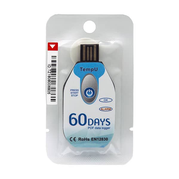 Tzone TempU02 Data Logger | Single Use PDF Temperature Data Logger 0
