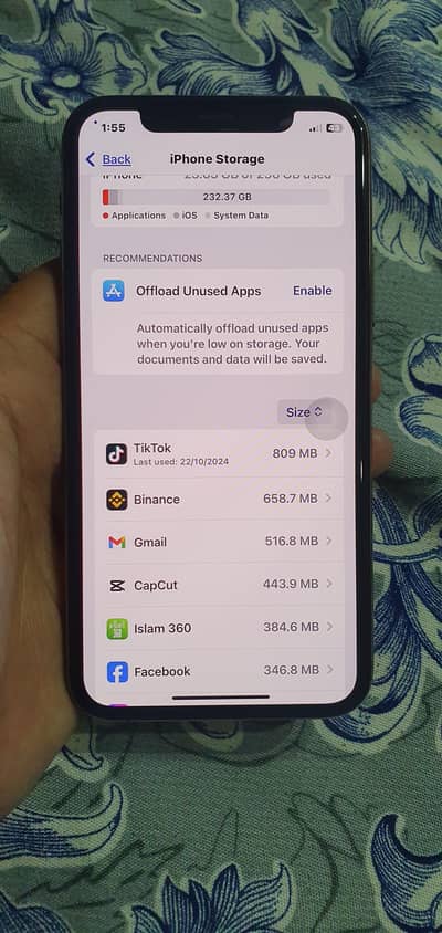 Apple iphone 11 pro Non PTA Factory UnLock  256 Gb  Gold Colour, BH 72