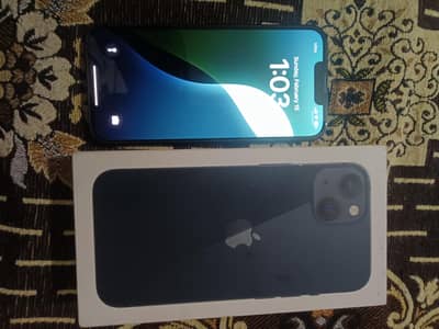 iphone 13 128 gb brand new box open bratty 100%