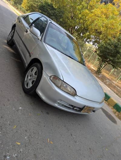 Honda civic dolphin 1995 model ac cng on clean car