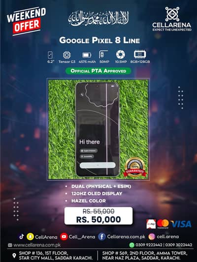 GOOGLE PIXEL 8 APPROVED - CELLARENA