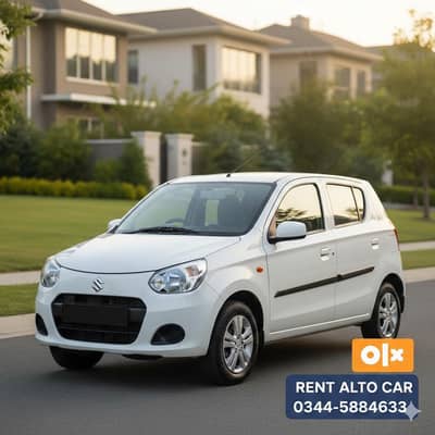 Suzuki Alto available for rent daily basis.