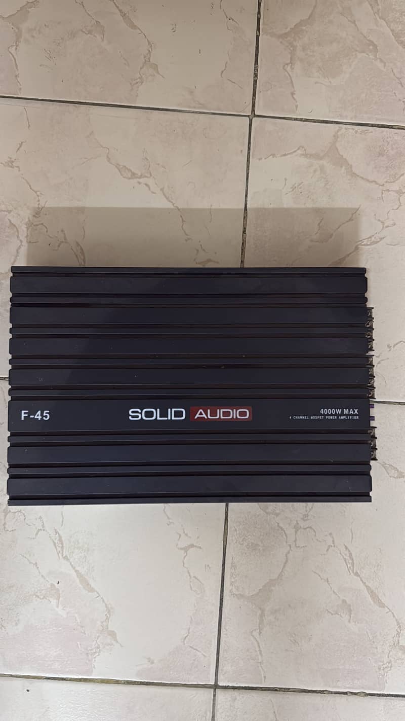 Solid Audio 4000W amp 0