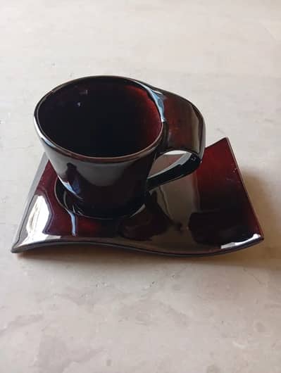 6 Pcs Juice And 2 Pcs Tea Set
