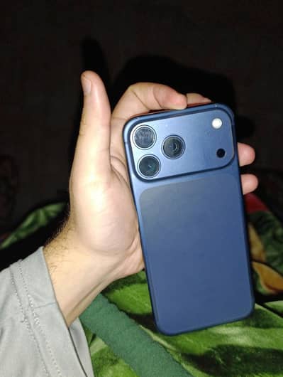 Iphone 17PM Blue Titanium