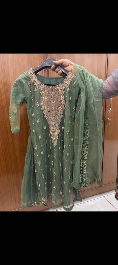 fancy hand work suit