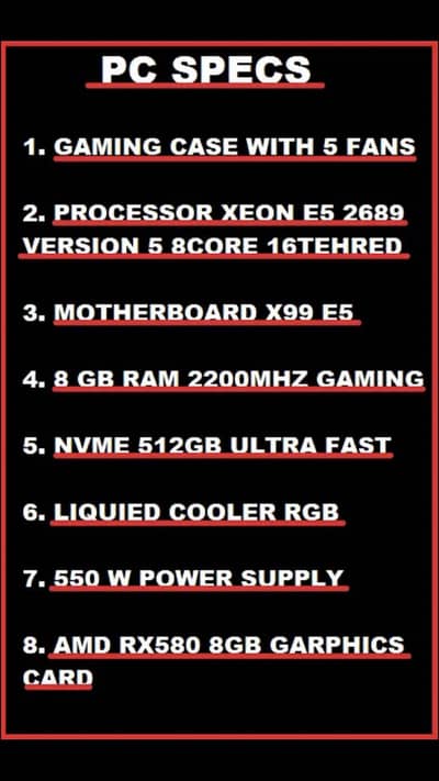 I have high end gaming pc