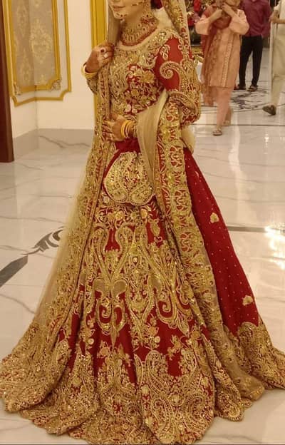 Designer Red Bridal Lehenga