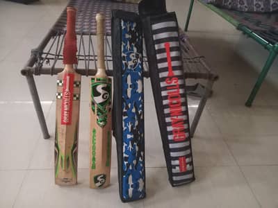 2 Hard Ball Baat Cricket Sports Urgent sale