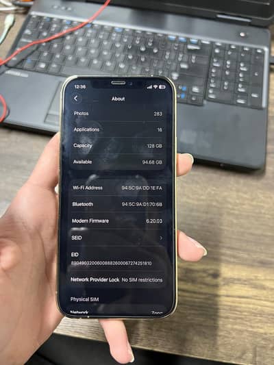 Iphone 12 pro official PTA 128 GB