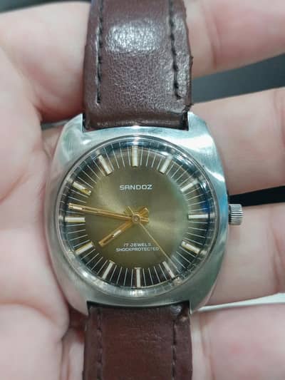 vintage SANDOZ watch