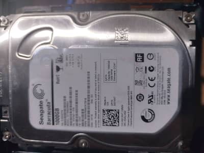 Seagate Barracuda 1TB HDD – 7200 RPM – 100/100 Health and Performance