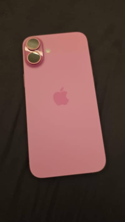 i phone 16 pink colour new scretchless phone