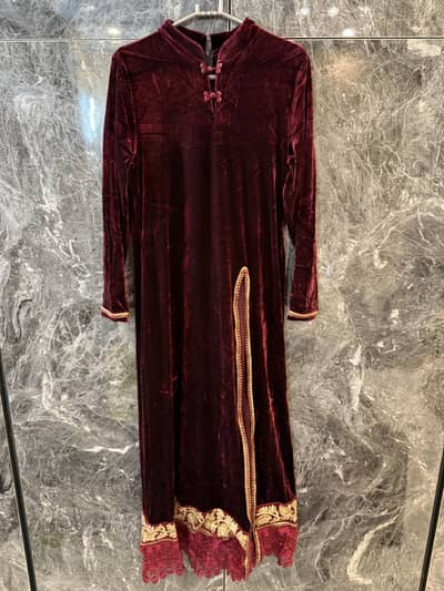 Long velvet maxi brand new