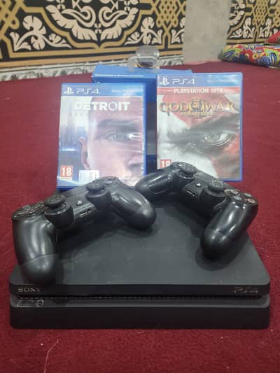 Sony Play Station Slim 1TB original with geniune accessories and games