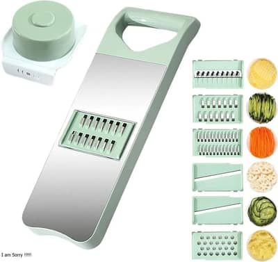 5 in 1 Vegetable  Slicer  - 1 Pc  For food