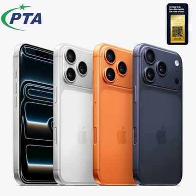 iphone 17 pro max 256Gb box pack Non active Bleu aur orange