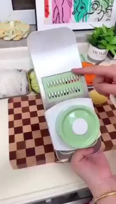 Green vegetables slicer