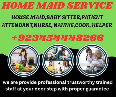 PROFESSIONAL MAID BABY SITTER PATIENT ATTENDENT COOK HELPER