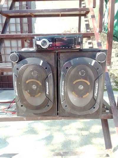 CAR SPEAKERS WITH TAPE