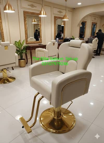Barber chair/Cutting chair/ Shampoo unit/Trolly/Saloon Furniture.