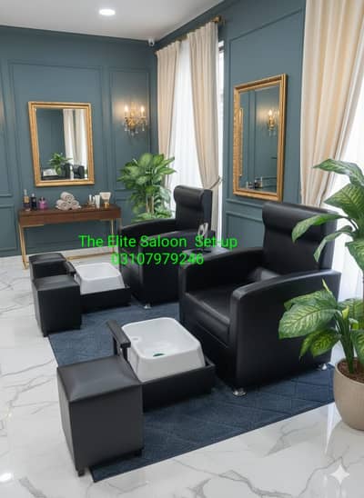 Barber chair/Cutting chair/ Shampoo unit/Trolly/Saloon Furniture.