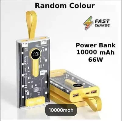 powerBank transparent 10000 Mah