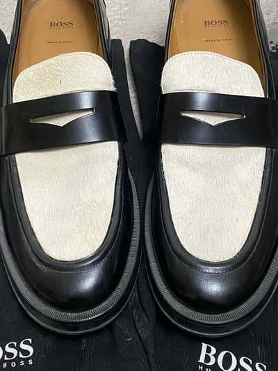 HUGO BOSS MADE IN ITALY LEATHER SHOES